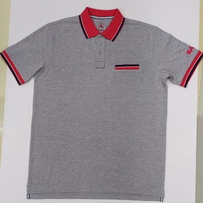 sany grey polo shirt